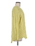 Nomadic Traders Chevron-herringbone Yellow Long Sleeve Blouse Size M - photo 4