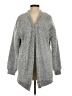 Simply Vera Vera Wang 100% Polyester Gray Cardigan Size S - photo 1