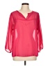 Gap Outlet Pink 3/4 Sleeve Blouse Size L - photo 1