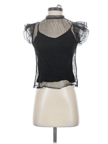 Line & Dot Short Sleeve Top (view 1)