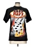 Unbranded Print Black Short Sleeve T-Shirt Size L (estimated) - photo 1