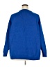Lands' End 100% Baumwolle Solid Blue Pullover Sweater Size 3X - photo 2