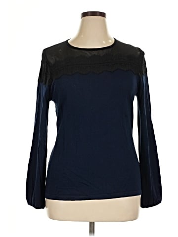 August Silk Long Sleeve Blouse (view 1)