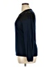 August Silk Blue Long Sleeve Blouse Size XL - photo 5