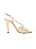 Bruno Magli Gold Ivory Sandals Size 6 1/2 - photo 1