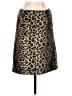 Focus 2000 100% Polyester Animal Print Brown Casual Skirt Size 6 - photo 2