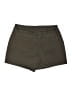 SPANX Solid Green Khaki Shorts Size XL - photo 2