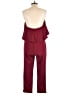 Unbranded Solid Burgundy Jumpsuit Size L - photo 2