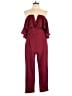 Unbranded Solid Burgundy Jumpsuit Size L - photo 1
