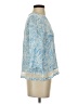 Alya Blue 3/4 Sleeve Blouse Size S - photo 4
