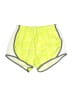 Nike 100% Polyester Color Block Yellow Athletic Shorts Size L - photo 1