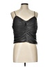 Express 100% Polyester Gray Sleeveless Top Size L - photo 1