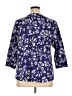 D&Co. Blue 3/4 Sleeve Blouse Size XL - photo 2