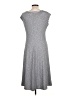 Max Studio Stripes Gray Casual Dress Size L - photo 2
