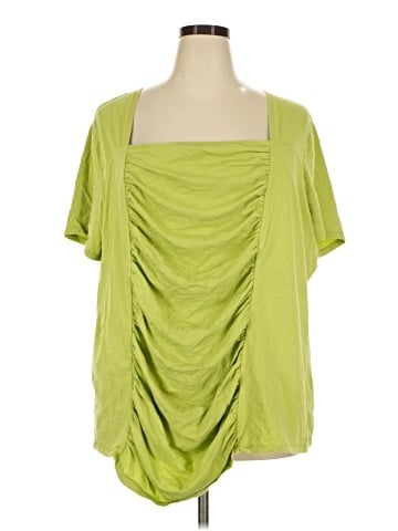 Denim 24/7 Short Sleeve Blouse (view 1)