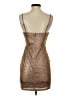 Lulus Metallic Brown Cocktail Dress Size S - photo 2