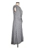 Max Studio Stripes Gray Casual Dress Size L - photo 4