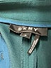 DKNY Color Block Teal Dress Pants Size 10 - photo 7