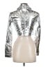 Forever 21 100% Polyester Metallic Silver Jacket Size M - photo 2
