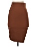 Chocolate Solid Brown Formal Skirt Size S - photo 1