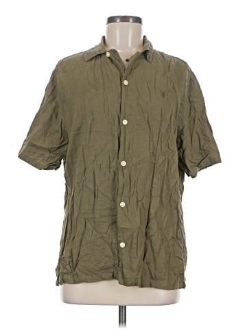 ALLSAINTS Short Sleeve Button-Down Shirt (view 1)