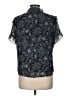 Point Sur 100% Polyester Black Short Sleeve Blouse Size M - photo 2