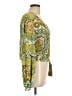 Tiny 100% Viscose Rayon Green Long Sleeve Blouse Size L - photo 4