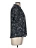 Point Sur 100% Polyester Black Short Sleeve Blouse Size M - photo 4