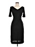 Boston Proper 100% Polyester Solid Black Cocktail Dress Size 6 - photo 1