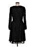 J.Crew 100% Polyester Stars Black Cocktail Dress Size 6 - photo 2