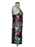 Express 100% Polyester Stars Silver Cocktail Dress Size XS - photo 4