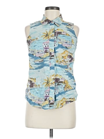 Boden Sleeveless Button-Down Shirt (view 1)