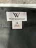 Worthington 100% Polyester Solid Black Formal Skirt Size 18 - photo 4