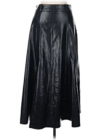 Zara Faux Leather Skirt (view 1)