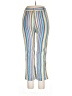 Pull&Bear Stripes Blue Casual Pants Size M - photo 2
