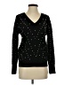 Chico's Stars Black Pullover Sweater Size S - photo 1