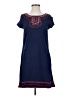 ModCloth 100% Viscose Blue Casual Dress Size S - photo 1