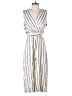 En Creme 100% Rayon Stripes Ivory Jumpsuit Size M - photo 1