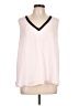 Hal Rubenstein Pink Sleeveless Blouse Size L - photo 1