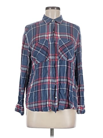 Express Long Sleeve Button-Down Shirt (view 1)