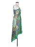 Atmosphere 100% Polyester Paisley Green Cocktail Dress Size 10 - photo 4