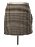 H&M Houndstooth Brown Formal Skirt Size 10 - photo 1