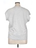 Express 100% Cotton Silver Short Sleeve Top Size XL - photo 2