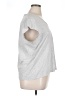 Express 100% Cotton Silver Short Sleeve Top Size XL - photo 4