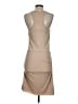Splendid Solid Tan Casual Dress Size S - photo 2