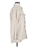 Roxy 100% Cotton Solid Ivory 3/4 Sleeve Button-Down Shirt Size M - photo 4