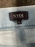 NYDJ Solid Blue Jeans Size XL - photo 7