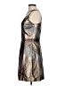 Wai Ming Metallic Brown Cocktail Dress Size 6 - photo 5