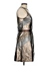 Wai Ming Metallic Brown Cocktail Dress Size 6 - photo 4
