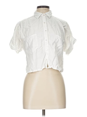 Zara Basic Short Sleeve Blouse (view 1)